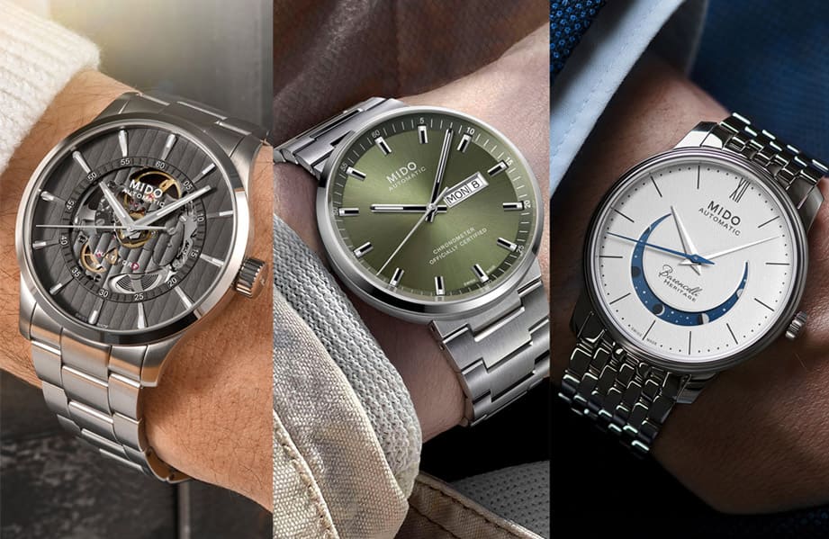 MIDO美度表2022年Multifort、Commander和Baroncelli系列新作一次看