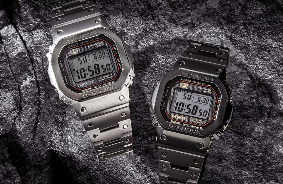 G-SHOCK以顶级钛金属材质打造MRG-B5000 价格、工艺与GMW-B5000完全不同档次