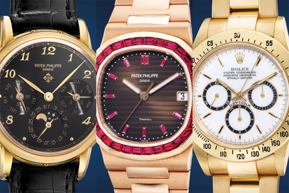 稀有千万级PP三问万年历、金鹰和劳力士Daytona现身拍卖会