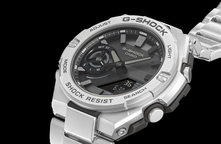 G-SHOCK G-STEEL系列最轻薄作品诞生 GST-B500不锈钢表壳搭链带多款齐发