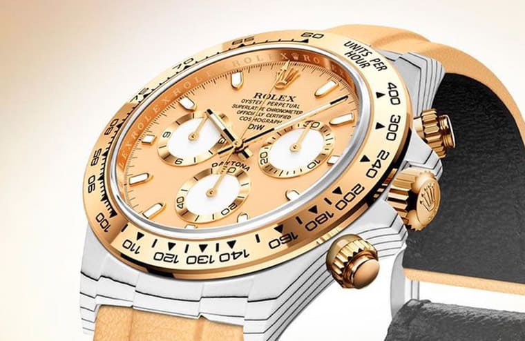 特殊黄金Daytona 白色表壳自带层次不是陶瓷