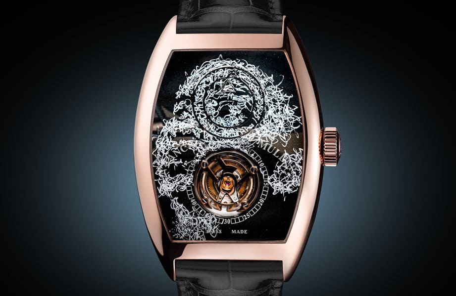 FRANCK MULLER聯手法國知名藝術家創作神祕顯示陀飛輪
