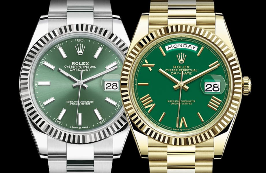 劳力士2022年Datejust和Day-Date绿面上市首波市场行情价格曝光