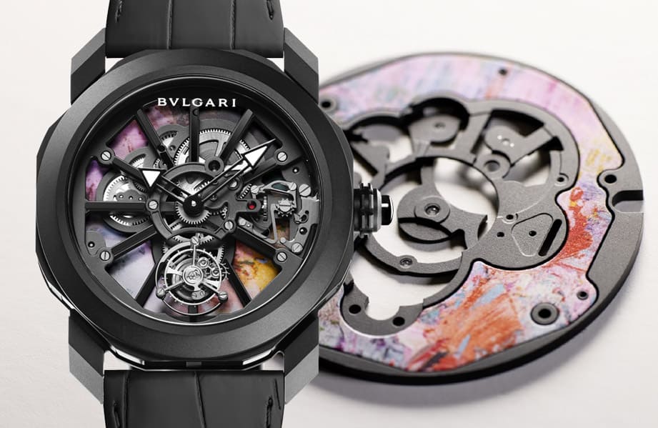 寶格麗與抽象畫藝術家合作開發超限量Octo Roma陀飛輪