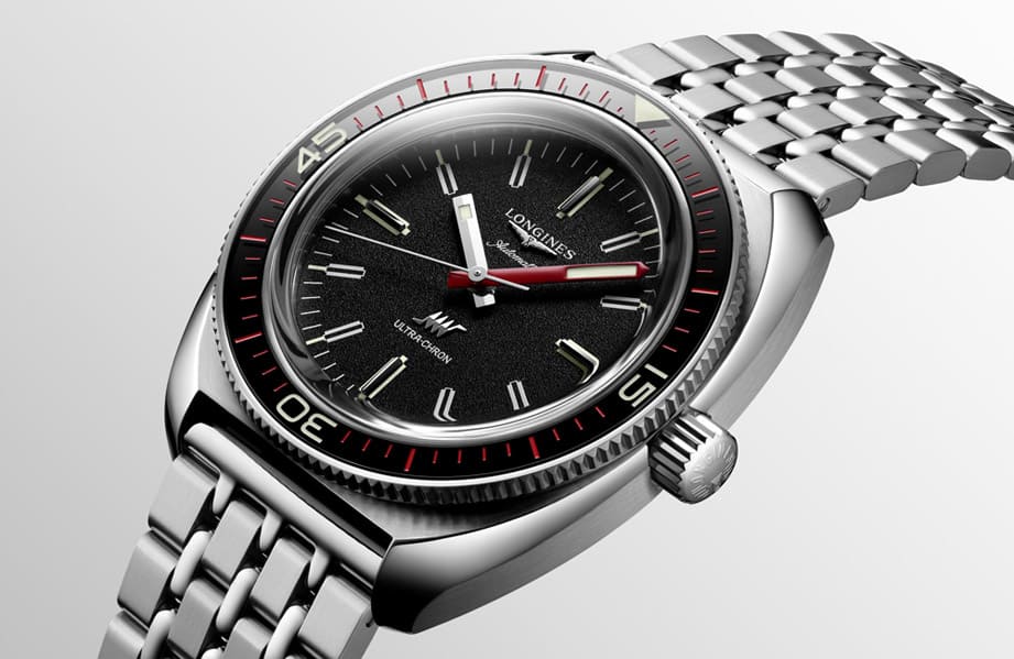 浪琴表复刻高震频潜水表Ultra-Chron 强调超越一般天文台认证的性能水准