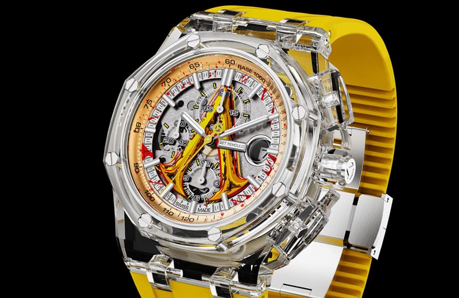 充满斯巴达精神的AP ROO蓝宝石计时码表