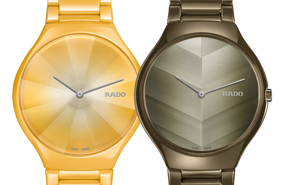 以四季為主題的雷達表真我超薄系列彩色陶瓷錶殼 連藍寶石鏡面也很特別