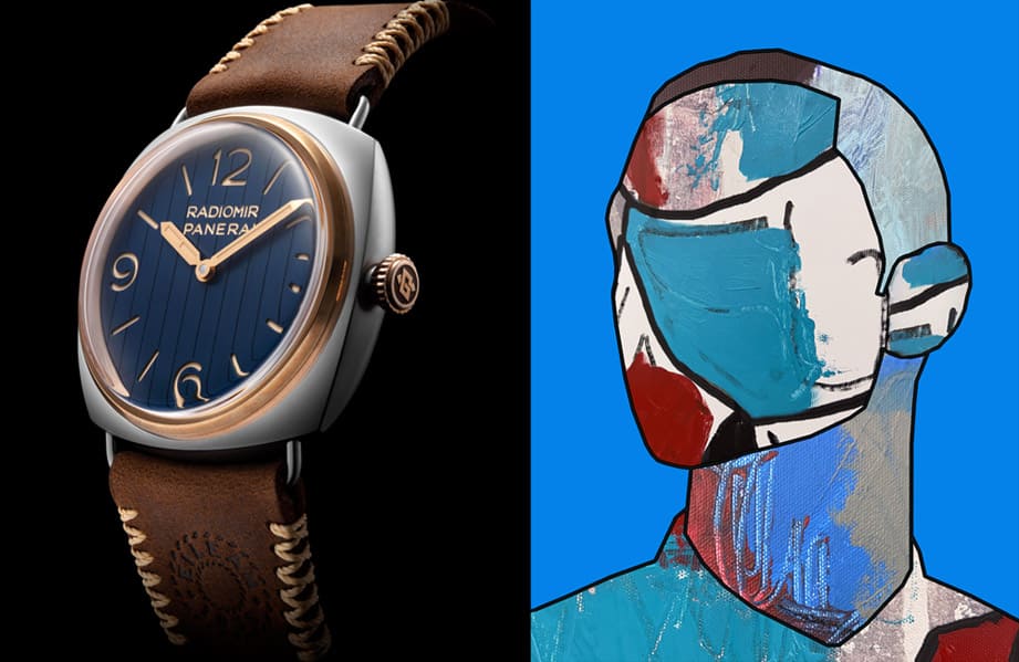 沛納海Radiomir Eilean帆船體驗版手錶PAM01244附贈NFT 幕後創作藝術家身份曝光