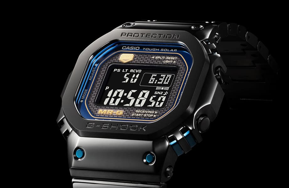 G-SHOCK頂級款MRG-B5000新錶以「青墨」為主題 黑藍配色讓人感到寧靜放鬆