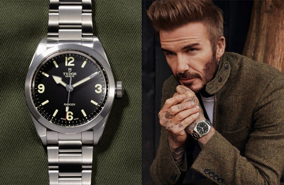 还以为贝克汉也戴Explorer探一!? 原来是帝舵复古Ranger系列登场