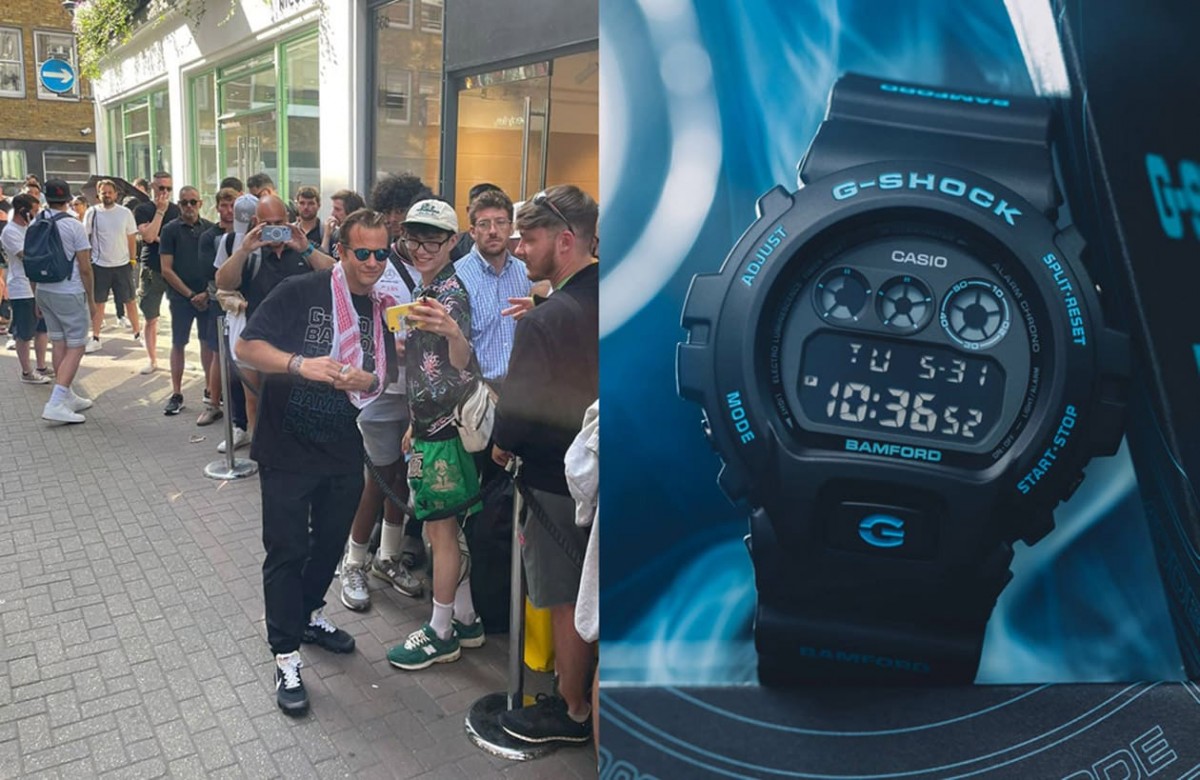 G-SHOCK有一款表也出现MoonSwatch排队热潮