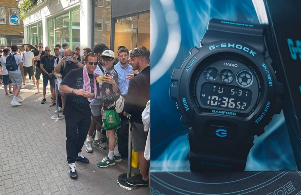 G-SHOCK有一款錶也出現MoonSwatch排隊熱潮