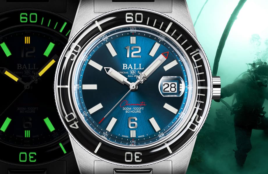 波爾表Engineer M潛水錶有藍寶石錶圈加微型氣燈強化性能與專業規格