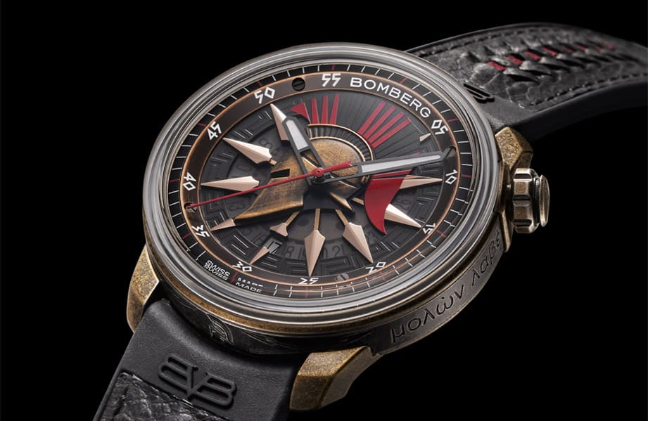 炸彈錶BB-01系列再度融入斯巴達戰士主題 舊化銅色錶殼帶人重回史上關鍵戰役