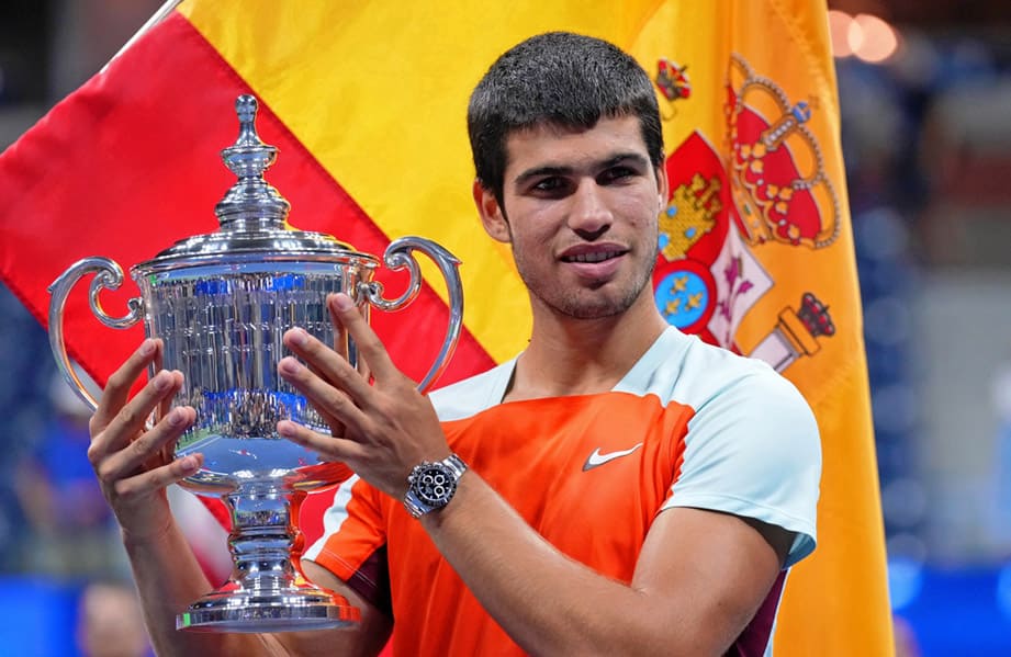 网球史上最年轻球王「小蛮牛」Alcaraz热表上手笑纳首座大满贯