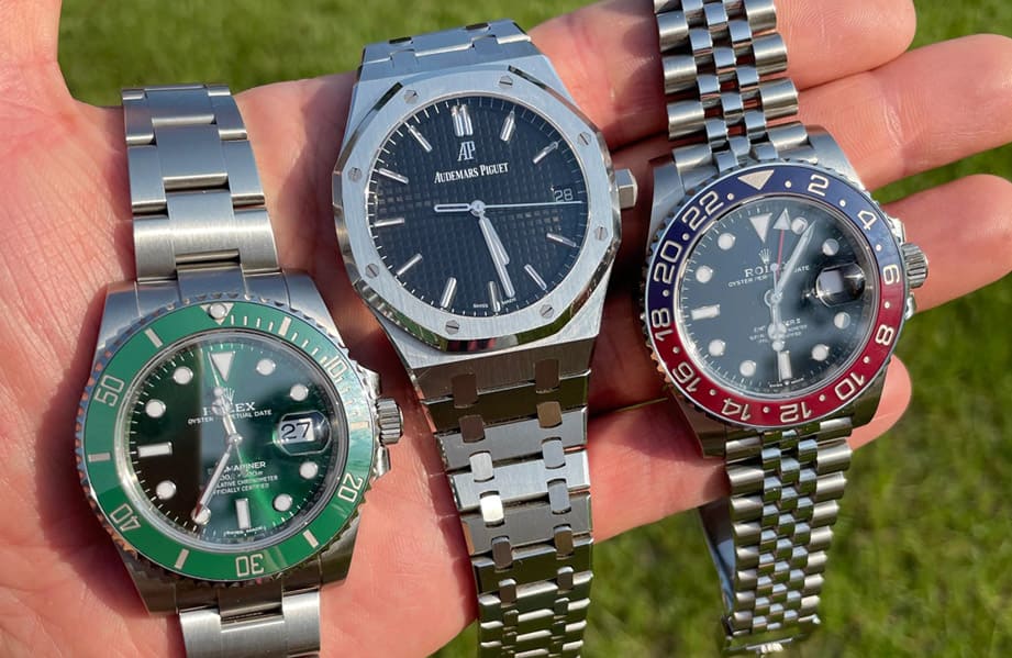 AP、PP和劳力士热门款五年来价格「动态缩时变化」
