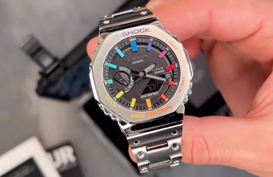 开箱「农家橡树彩虹圈」CasiOak Full Metal Rainbow