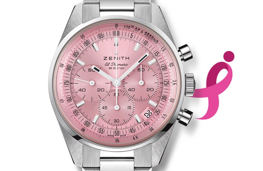 真力時響應國際乳癌關注月打造Chronomaster Original特別版