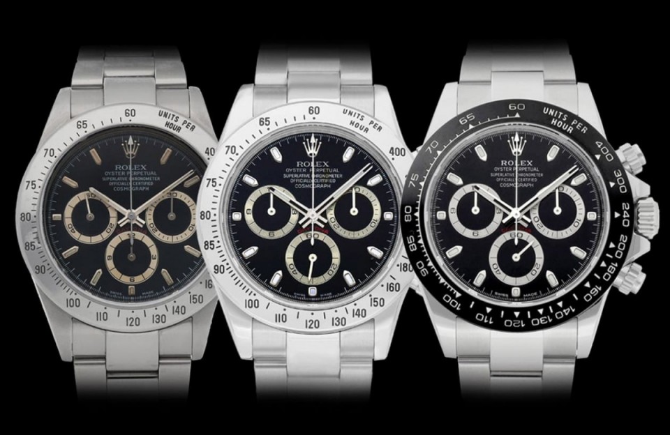 三代钢壳黑面Daytona行情比ㄧ比 价格最高的是这一代