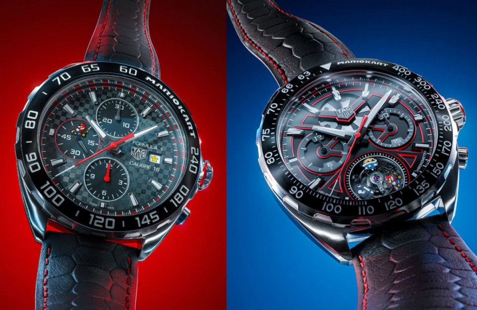 泰格豪雅再与任天堂合作创作两款Formula 1系列玛利欧赛车限量表