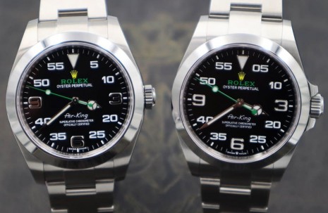 资深劳迷赏玩新旧ROLEX Air-King归纳三大进化重点