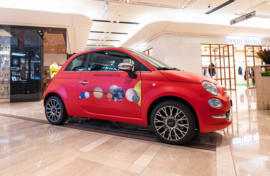 號外!MoonSwatch公路之旅火星FIAT 500抵台  二天超快閃時間地點曝光
