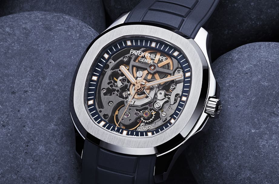 百達翡麗Aquanaut運動錶鏤空大改造  機芯零件修飾超講究