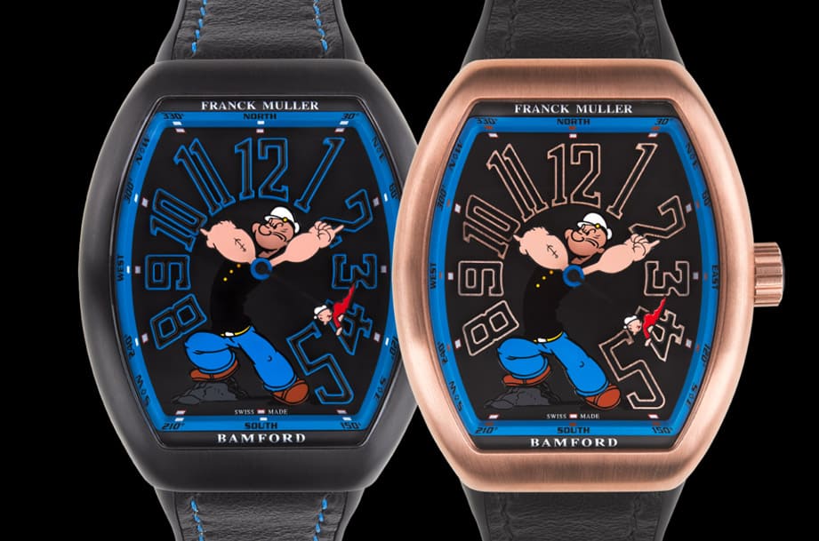 FRANCK MULLER再度携手Bamford崭新开发Vanguard大力水手限量版