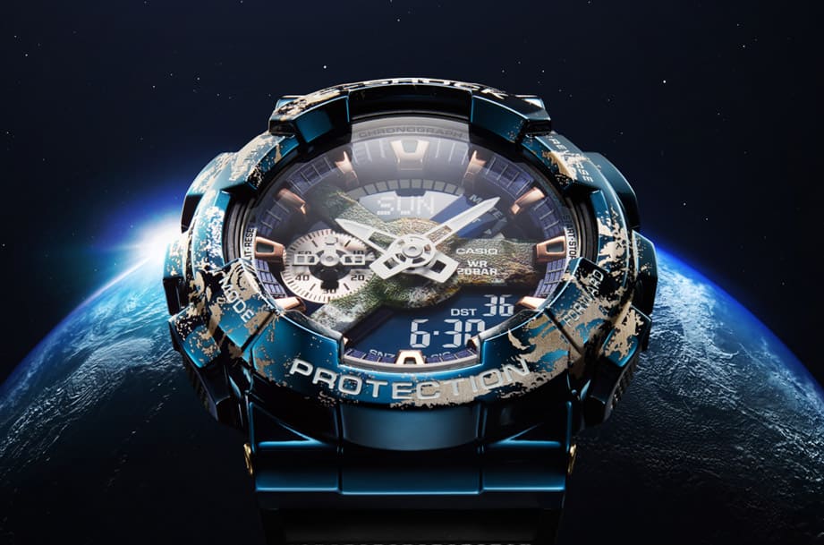 卡西歐G-SHOCK GM-110以俯瞰地球視角為主題延伸新作