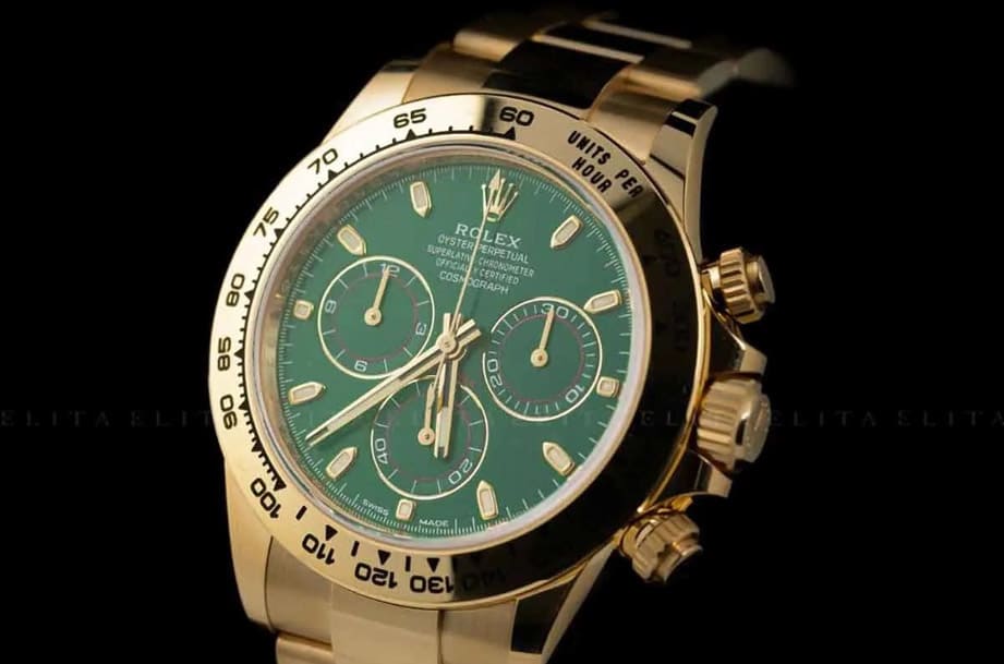 勞力士Daytona綠金迪滑落2022最低點 最新行情揭曉