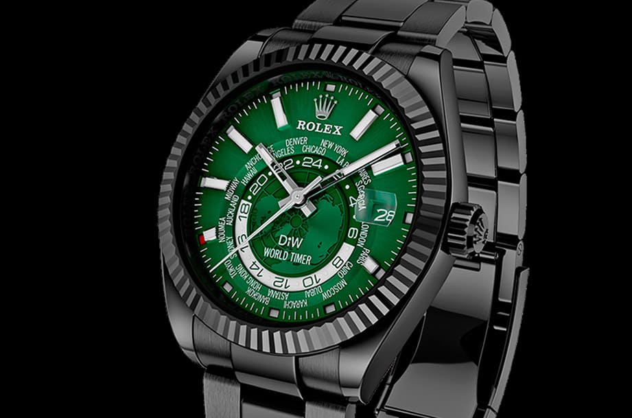 超狂改色并升级世界时区的劳力士Sky-Dweller