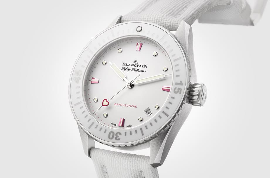 慶祝2023情人節 寶珀首度以五十噚系列為基礎製作限量特別版