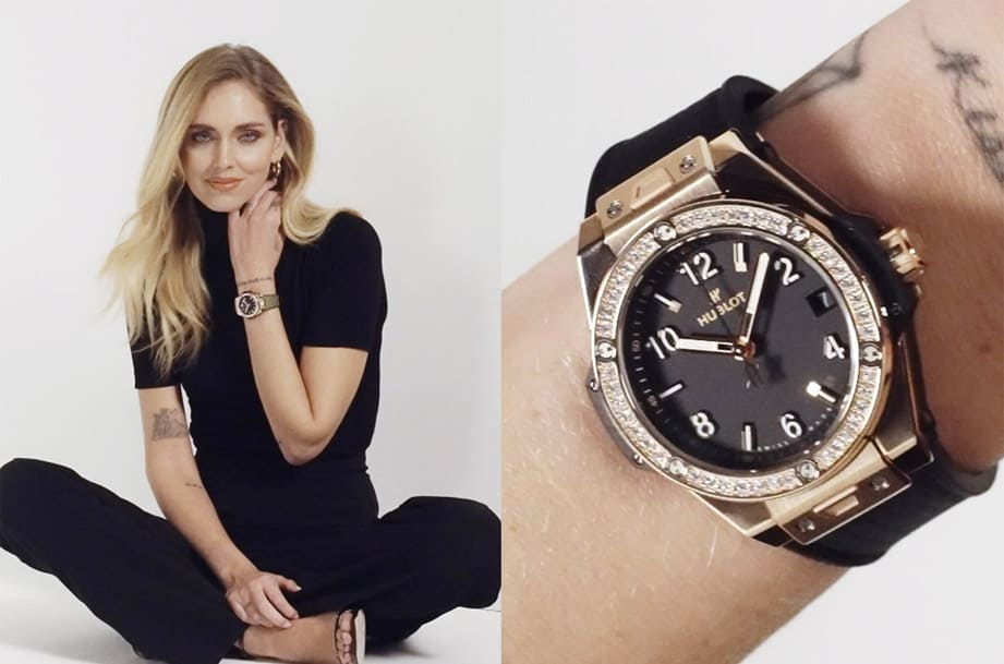 时尚网红Chiara Ferragni分享日常穿搭 手上宇舶大爆炸钻表烘托女神风采