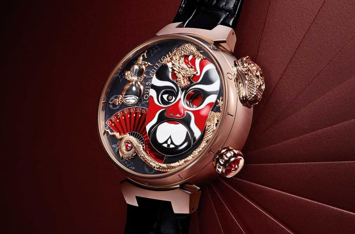 [怪錶大搜查] LV驚人動偶錶融入川劇臉譜元素 看時間超有戲