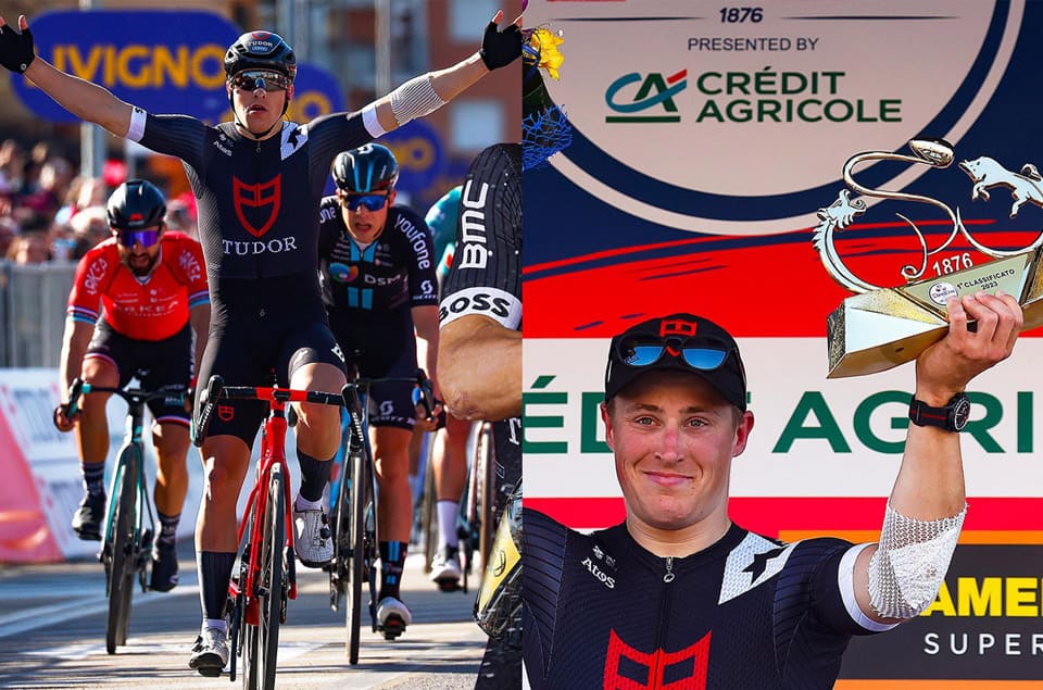 帝舵自行车队摘下队史首座职业赛冠军 车手戴特制Black Bay领奖