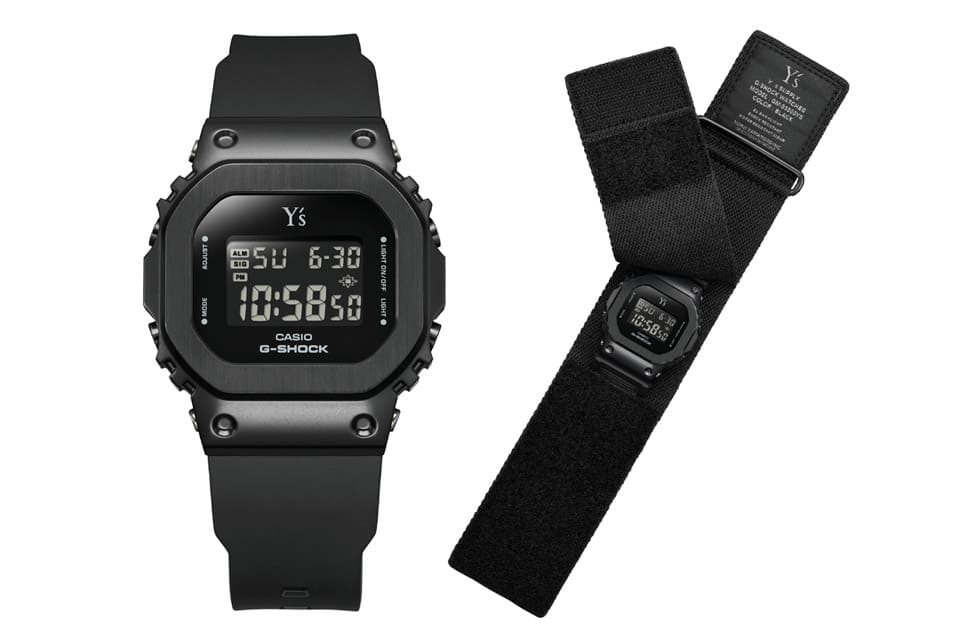 G-SHOCK与山本耀司主理品牌Y's合作打造时尚联名表GM-S5600