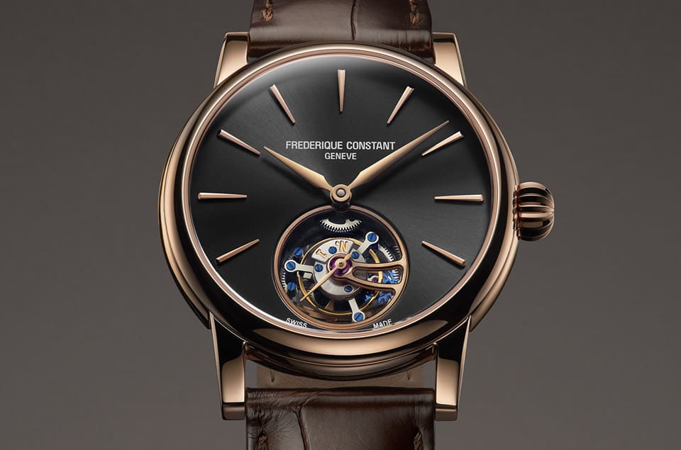 康斯登打造限量玫瑰金陀飞轮纪念创立35周年