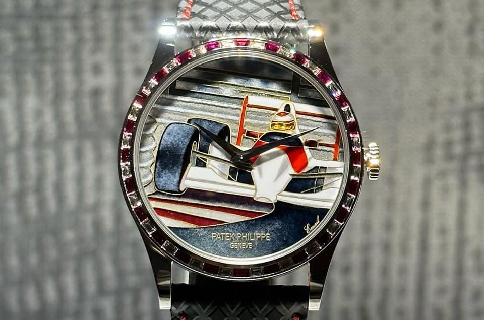 百達翡麗稀有琺瑯錶重現車神洗拿駕馭McLaren F1賽車英姿