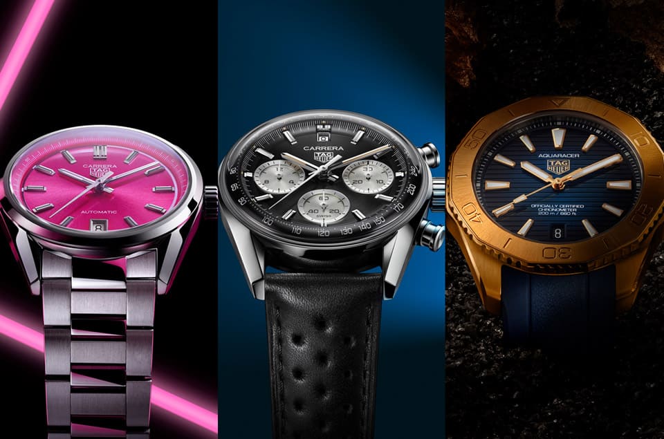 泰格豪雅2023年Carrera、Aquaracer系列焦點新品一次看
