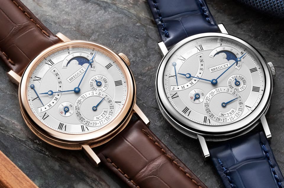 宝璣Classique 7327万年历融入逆跳显示 月相设计也蜕变为现代风格