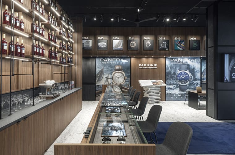 沛纳海出任米兰国际家具展官方计时 现场设快闪店还有吧台可以小酌超吸引人