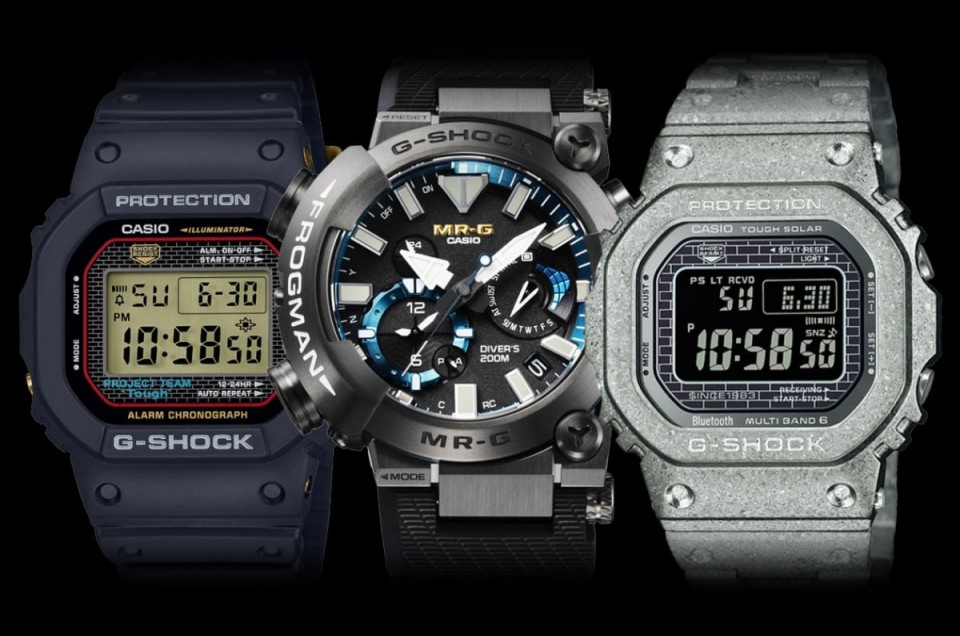 G-SHOCK庆祝40周年 MR-G与Recrystallized高端系列新作连袂出击