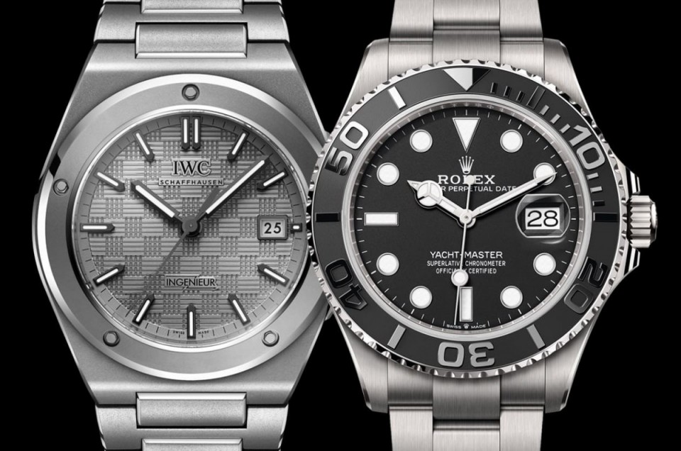 40万钛金属链带运动表推荐 IWC工程师和劳力士游艇比较