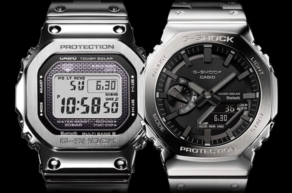 价格1万元不锈钢G-SHOCK爆款  木村表GMW-B5000与农家橡树GM-B2100D比较