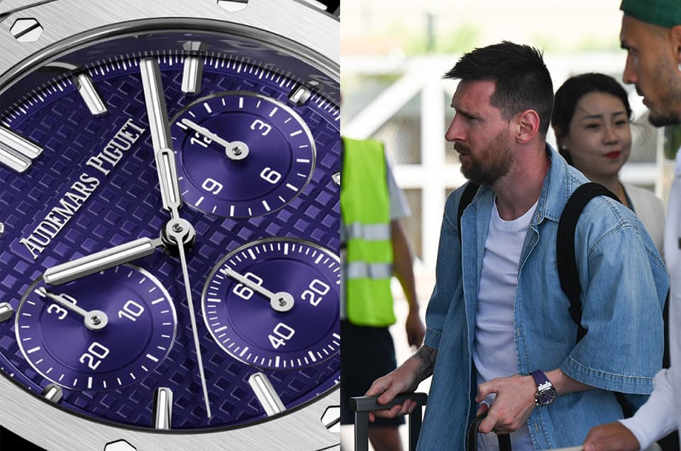 AP低調發表皇家橡樹新錶 梅西搶先上手展現天王氣勢