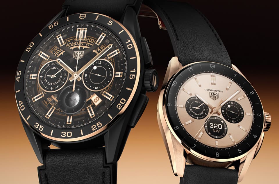 泰格豪雅Connected智能錶新增兩款不同錶徑尺寸黑金奢華感新作