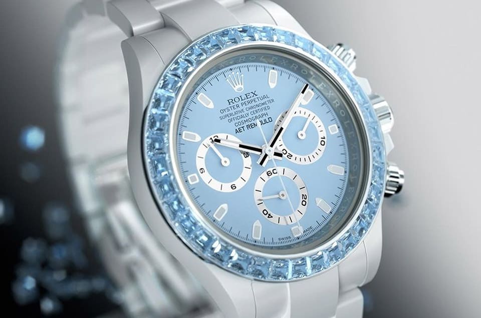 「白陶瓷配海水藍寶石」勞力士Daytona 看了讓人垂涎欲滴