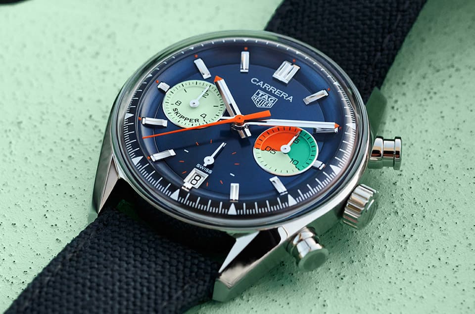 闊別超過50年 泰格豪雅Carrera Skipper帆船計時碼錶重新回歸