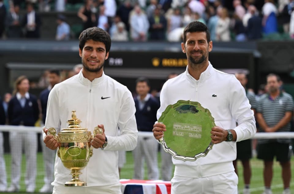 2023溫網男單冠軍出爐 喬科維奇和“小蠻牛”Alcaraz秀出厲害名錶