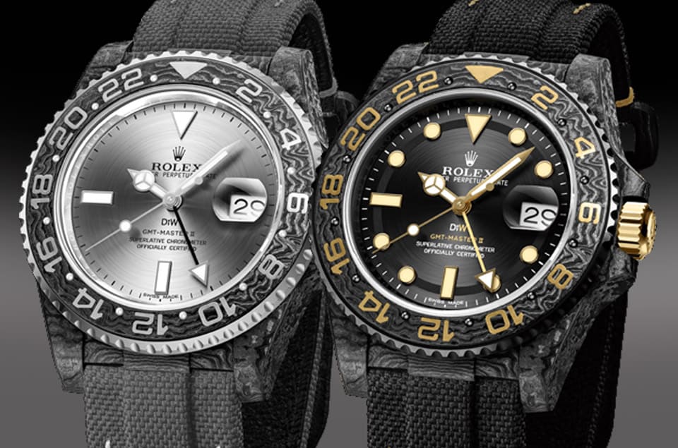 「黑银黑金各有千秋」同样改用碳纤维表壳的劳力士GMT-Master II 